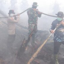 283 Personel Gabungan Intensifkan Pendinginan Karhutla Kampar, Hotspot Sisa 2 Titik